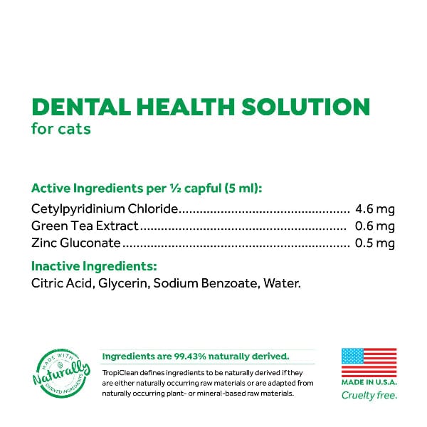 Tropiclean Fresh Breath Dental Health Solution for Cats - Image 8