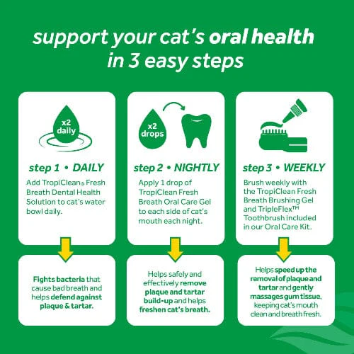 Tropiclean Fresh Breath Oral Care Gel for Cats - Image 5