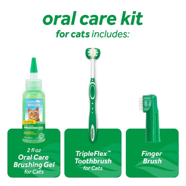 Tropiclean Fresh Breath Oral Care Kit for Cats - Image 2