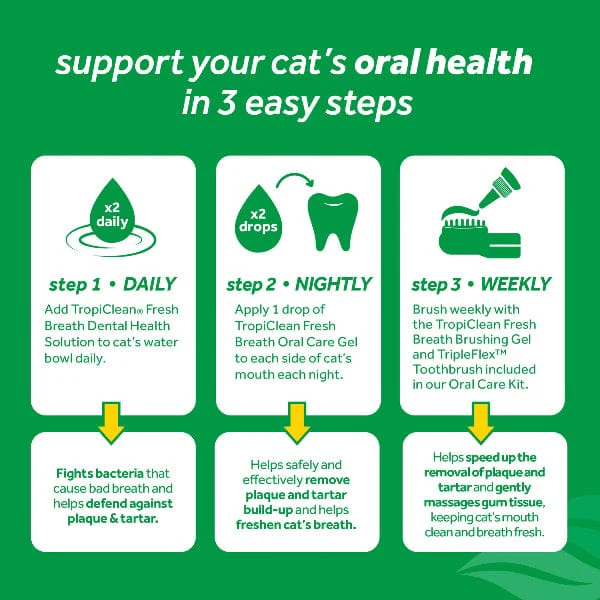 Tropiclean Fresh Breath Oral Care Kit for Cats - Image 6