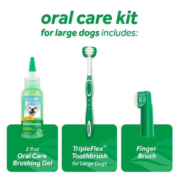 Tropiclean Fresh Breath Oral Care Kit For Dogs; Large Dogs - Image 2