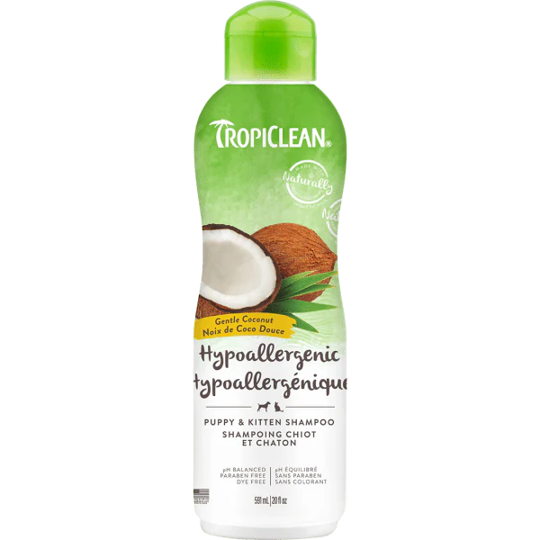 Tropiclean Hypo-Allergenic Gentle Coconut Puppy & Kitten Shampoo
