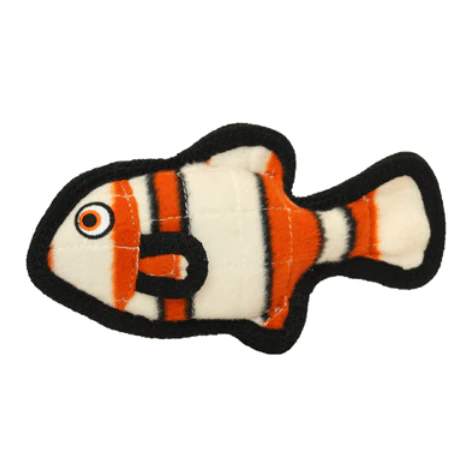 Tuffy Ocean Jr. Orange Fish Dog Toy - Image 2