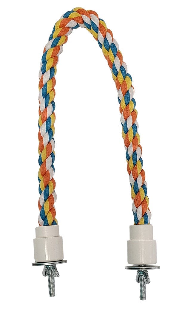 Tweeters Multi-Coloured Cotton Perch For Birds; available in 4 sizes - Image 4