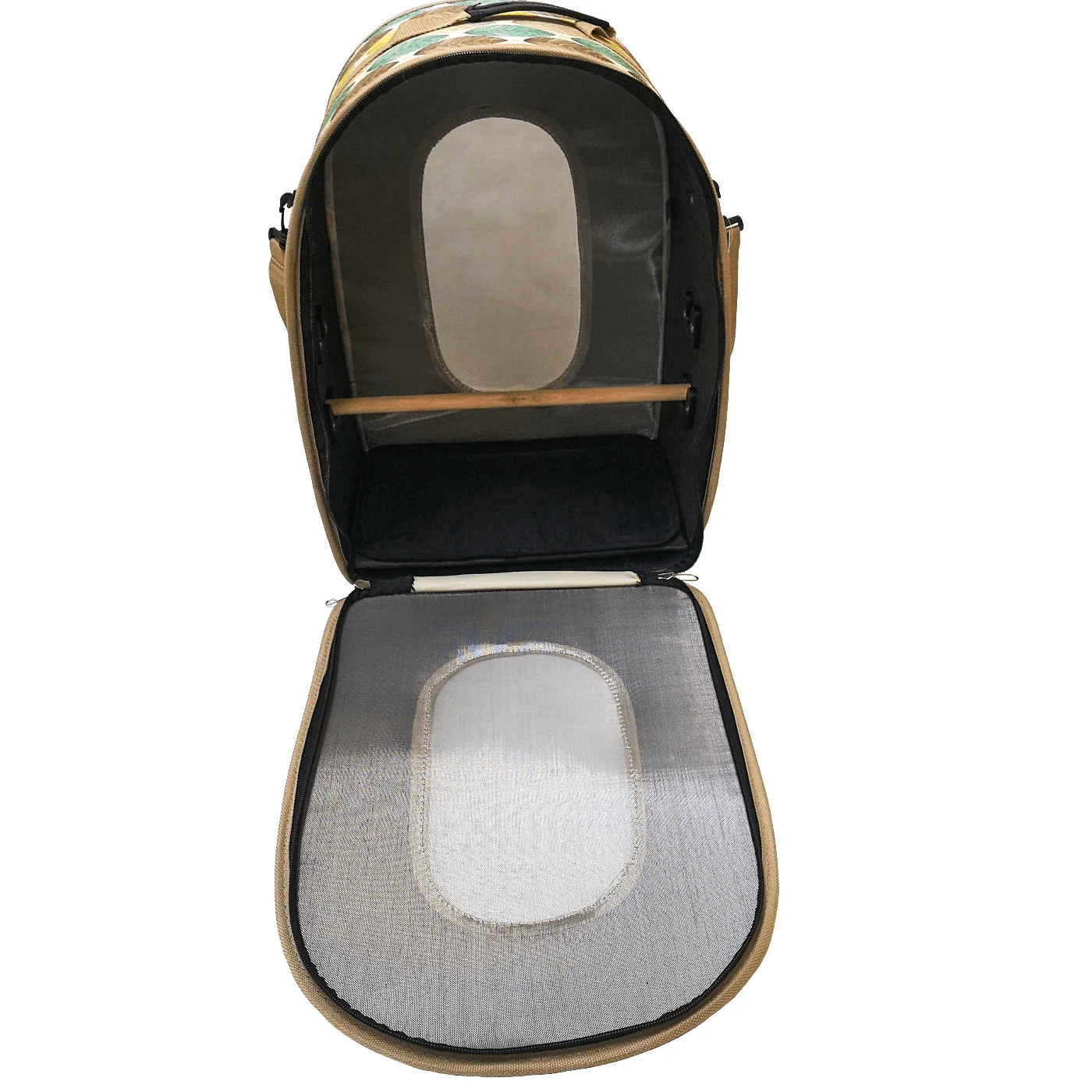Tweeters Soft-Sided Bird Travel Carrier with Perch - Image 3
