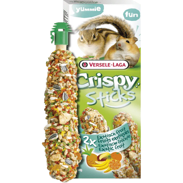 Versele-Laga Crispy Sticks Hamsters-Chipmunks Exotic Fruit Flavour - Image 2
