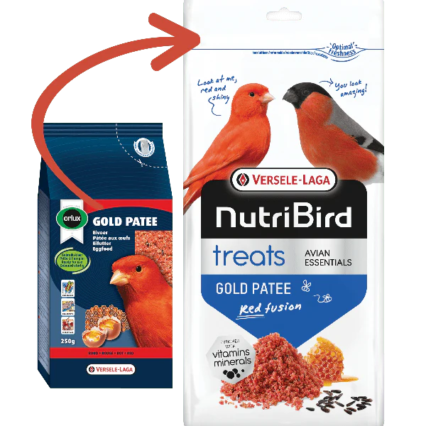 Versele-Laga NutriBird Treats Gold Patte Red Fusion - Image 2