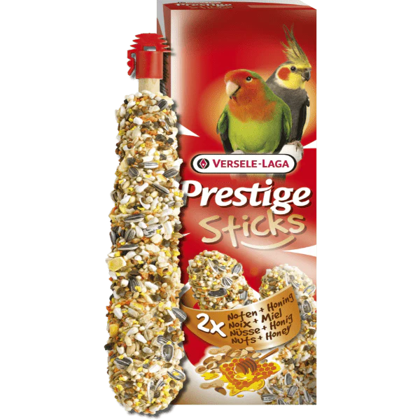 Versele-Laga Prestige Sticks Big Parakeets Nuts & Honey - Image 2