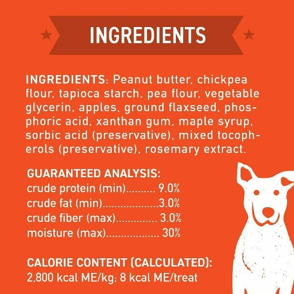 Wag More Bark Less Creamy Peanut Butter Soft & Chewy Dog Treats - Image 6