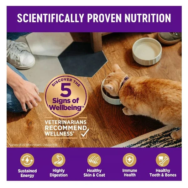 Wellness Complete Health Grain Free Indoor Deboned Chicken Dry Cat Food, 11.5lb - Image 4