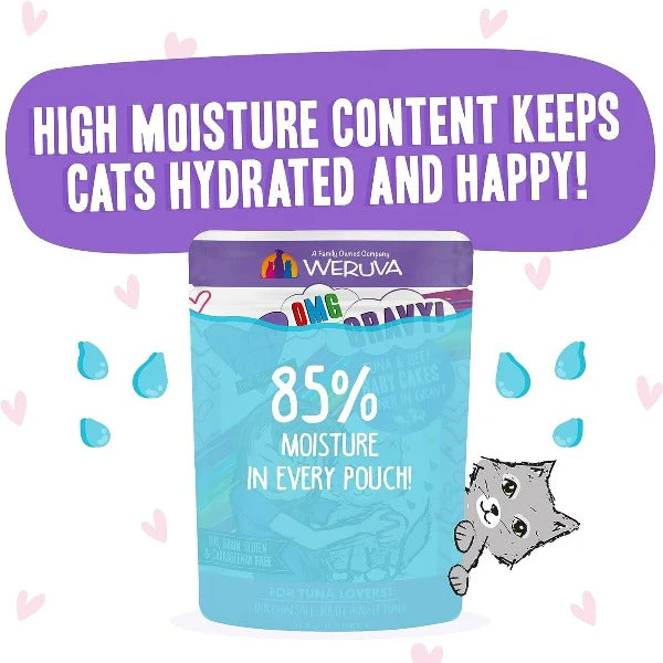 B.F.F. Baby Cakes Tuna & Beef Dinner in Gravy Pouch Cat Food - Image 3