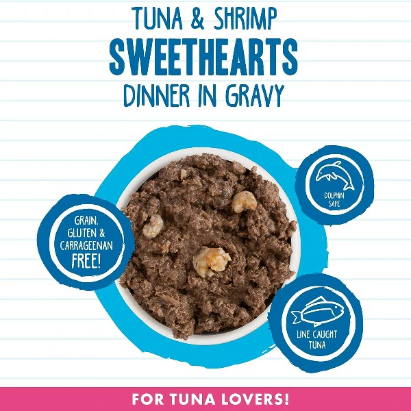 B.F.F. Tuna & Shrimp Sweethearts Canned Cat Food, 5.5oz - Image 2