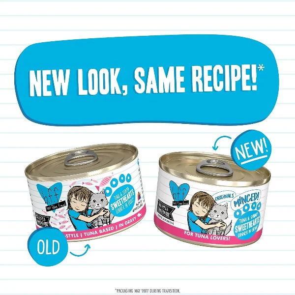 B.F.F. Tuna & Shrimp Sweethearts Canned Cat Food, 5.5oz - Image 5