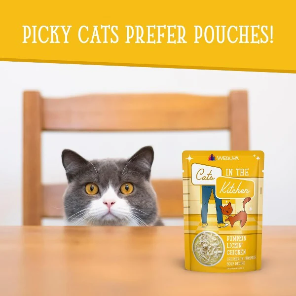 Cats in the Kitchen Pumpkin Lickin' Chicken Pouch Cat Food - Image 6