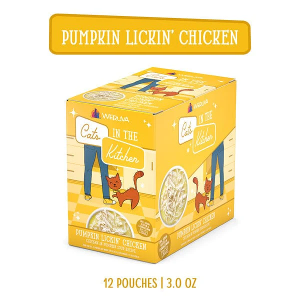 Cats in the Kitchen Pumpkin Lickin' Chicken Pouch Cat Food - Image 9