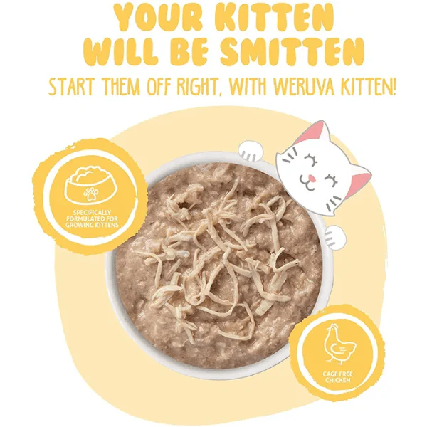 Weruva Kitten Chicken Formula Au Jus Canned Cat Food, 3oz - Image 3