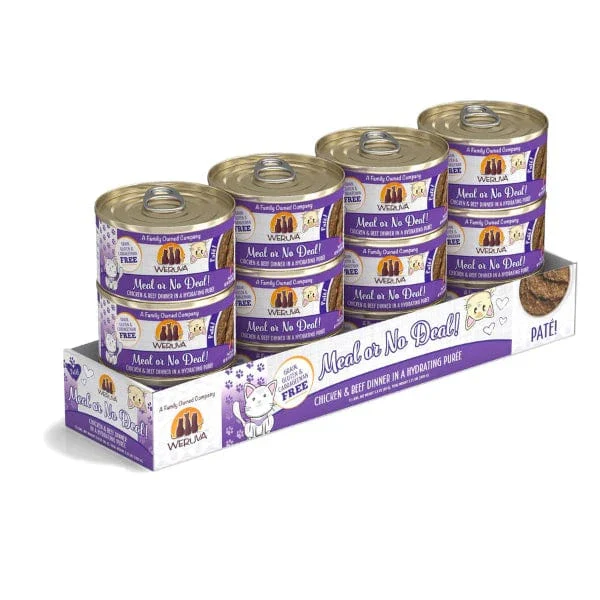 Weruva Meal or No Deal Chicken & Beef Dinner in Hydrating Purée Canned Cat Food, 3oz - Image 6
