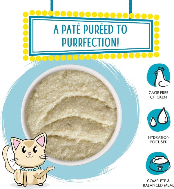 Weruva Press Your Lunch Chicken Dinner in Hydrating Purée Canned Cat Food, 3oz - Image 4