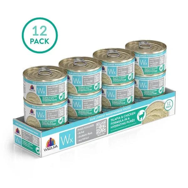 Weruva Wx Phos Focused Tilapia & Chicken In Hydrating Puree Canned Cat Food Supplement, 3oz - Image 7