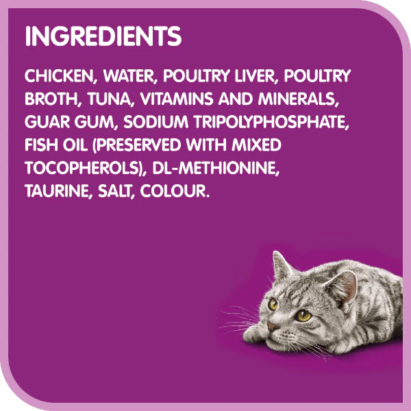 Whiskas Perfect Portions Chicken & Tuna Pâté Wet Cat Food - Image 5