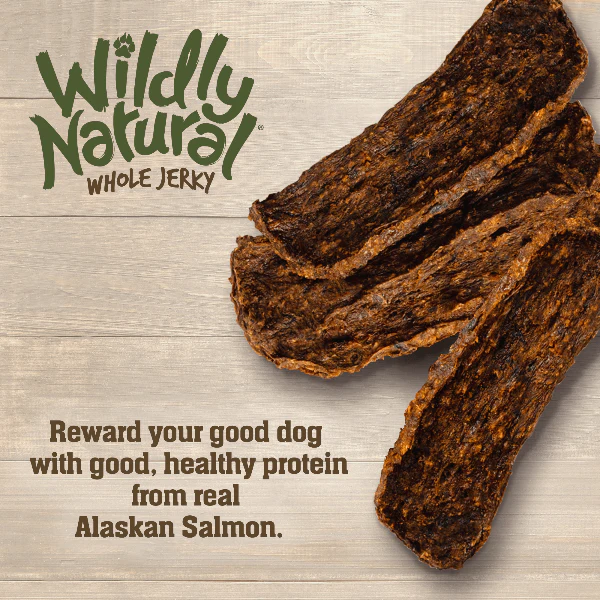 Wildly Natural Whole Jerky Alaskan Salmon Dog Treats - Image 2