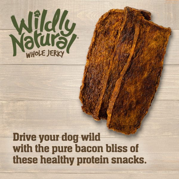 Wildly Natural Whole Jerky Bacon Strips Dog Treats - Image 2