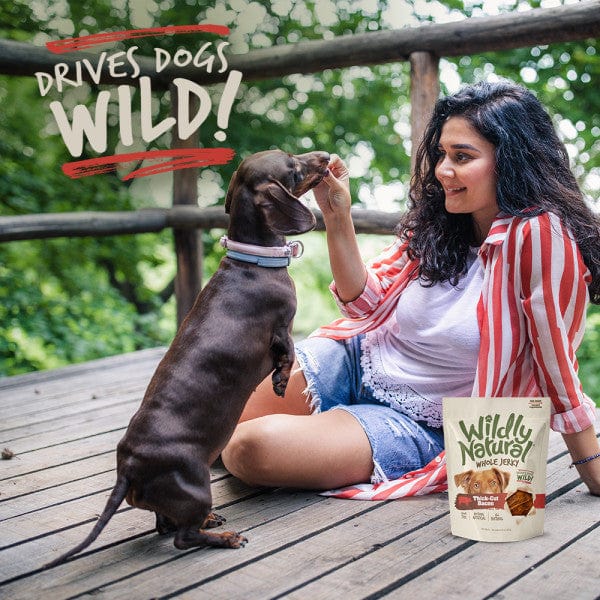 Wildly Natural Whole Jerky Bacon Strips Dog Treats - Image 5