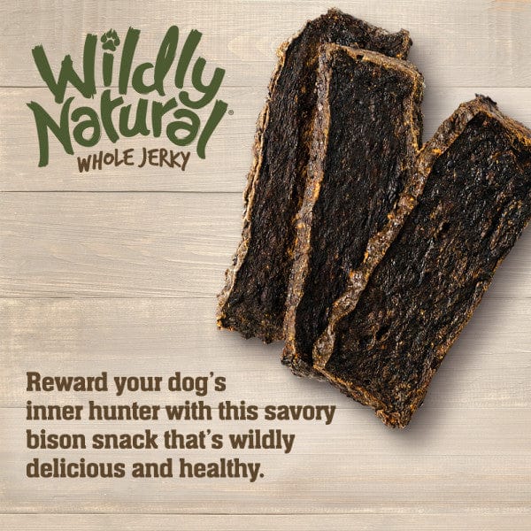 Wildly Natural Whole Jerky Grilled Bison Dog Treats - Image 2