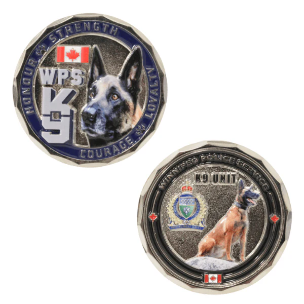 Winnipeg Police Service Canine Unit Calendar or Coins - Image 2