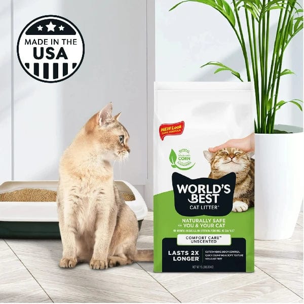 WORLD'S BEST Comfort Care Unscented Clumping Cat Litter - Image 5