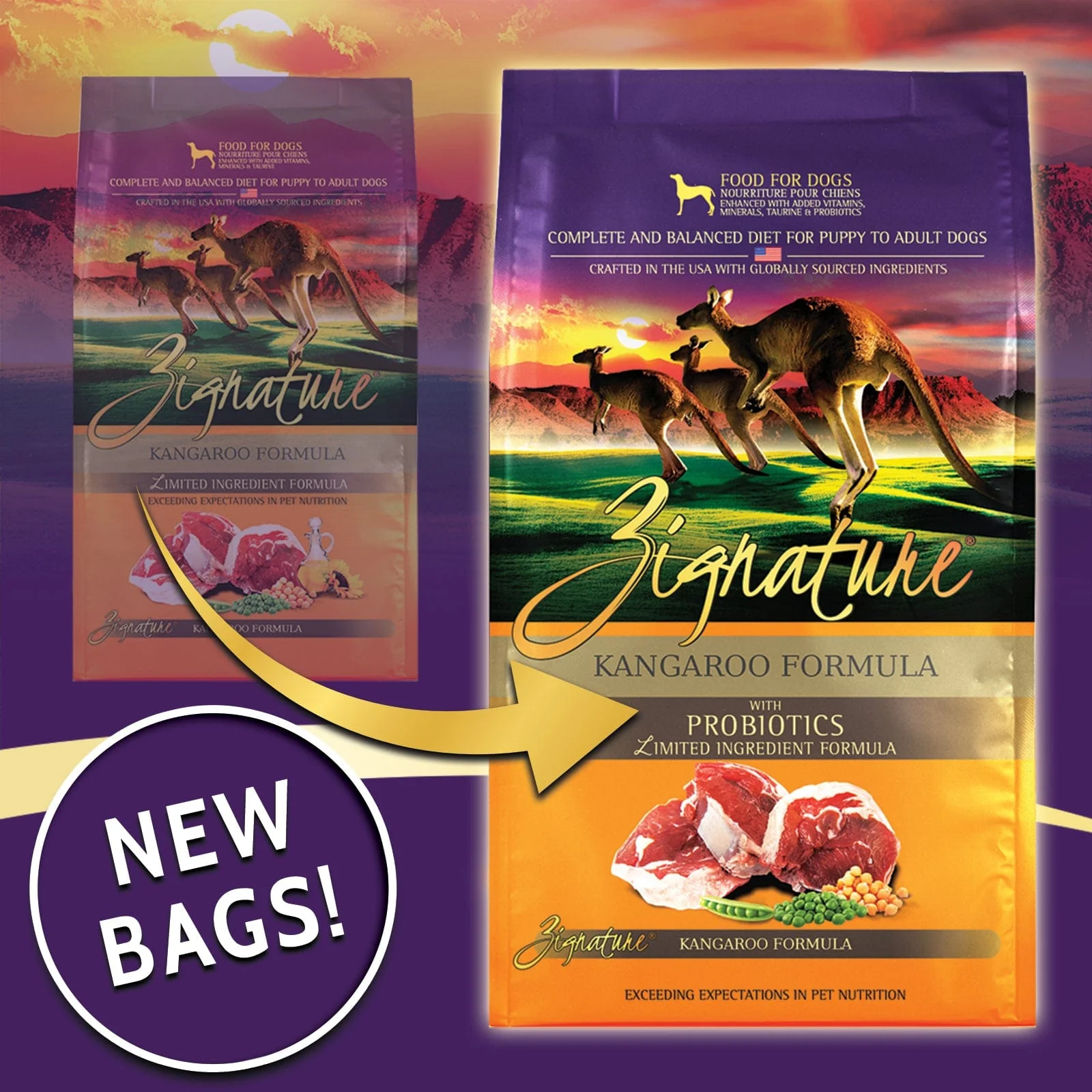 Zignature Limited Ingredient Kangaroo Formula Dry Dog Food - Image 3