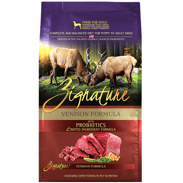 Zignature Limited Ingredient Venison Formula Dry Dog Food