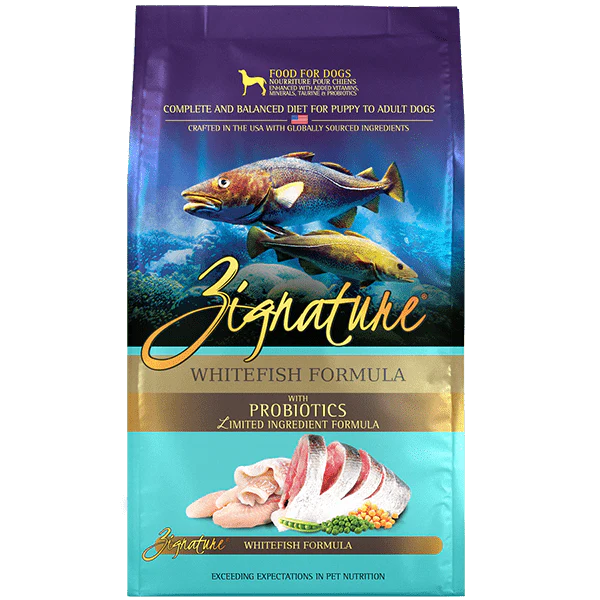 Zignature Limited Ingredient Whitefish Formula Dry Dog Food