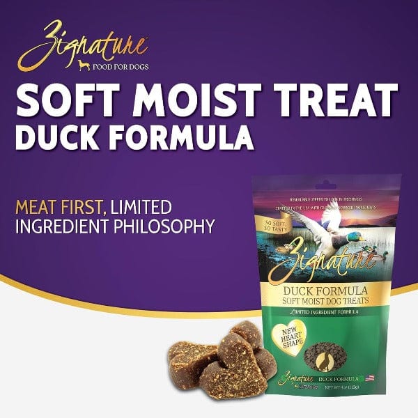 Zignature Soft Moist Duck Formula Dog Treats - Image 2