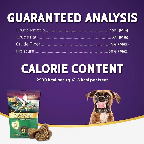 Zignature Soft Moist Duck Formula Dog Treats - Image 5