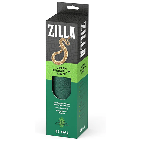 Zilla Terrarium Liner Reptile Bedding; Green - Image 12