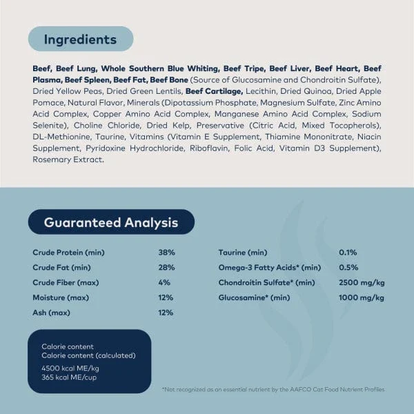 ZIWI Peak Steam & Dried Beef with Southern Blue Whiting Recipe Cat Food (SPECIAL ORDER ITEM) - Image 7