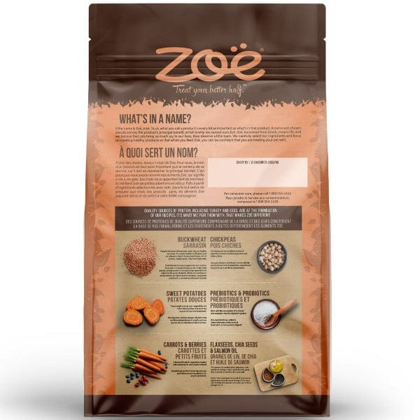 Zoë Dog Medium Breed Turkey, Chickpea & Sweet Potato Dry Dog Food, 5kg - Image 5