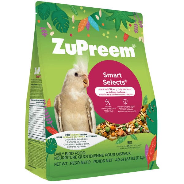 ZuPreem Smart Selects Bird Food, Medium