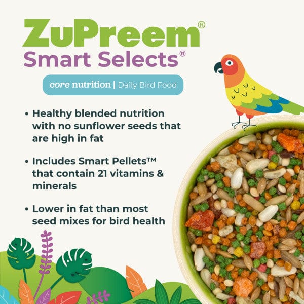 ZuPreem Smart Selects Bird Food, Parrots & Conures - Image 5
